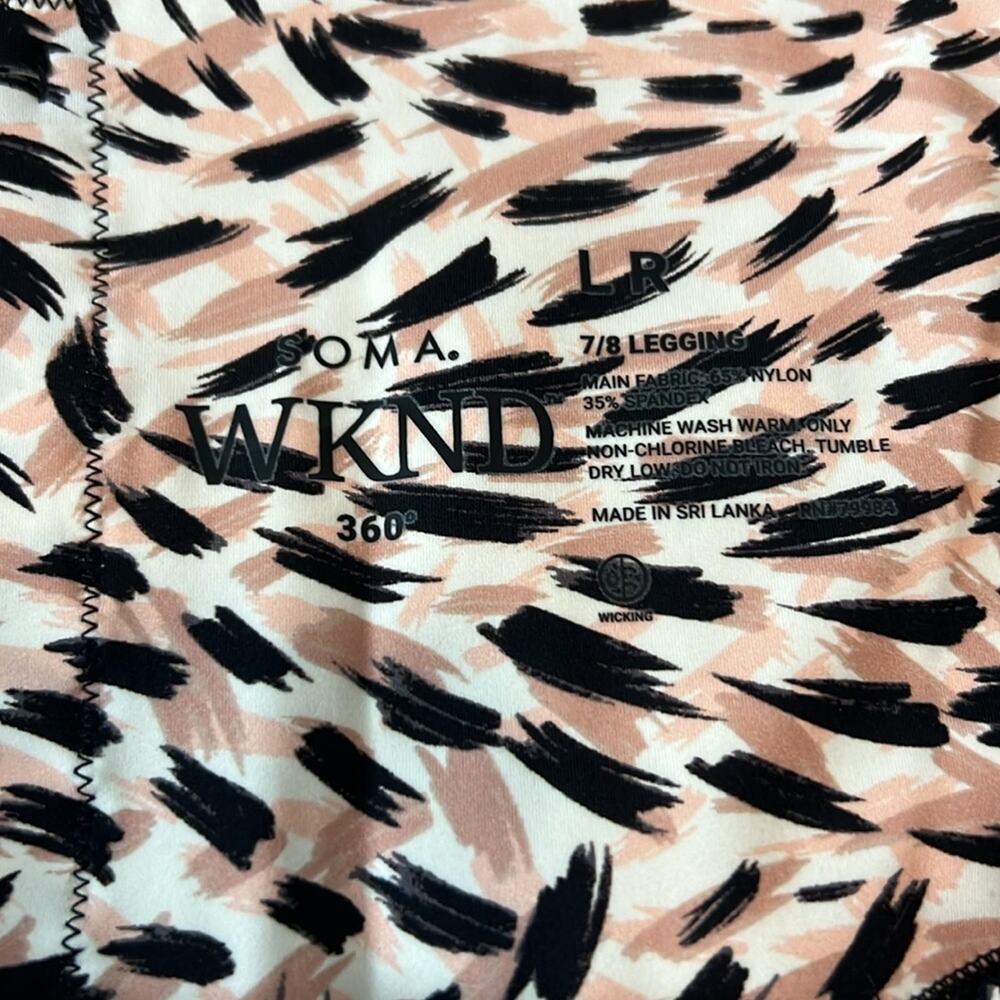 New Large L Soma Wknd Leggings 360 7/8 Exercise G… - image 5